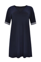 Dress cold shoulder DOLCE - blue - #4