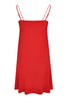 Dress spaghetti straps DOLCE - red - #3