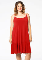 Dress spaghetti straps DOLCE - red - #1