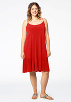 Dress spaghetti straps DOLCE - red  - #2