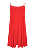 Dress spaghetti straps DOLCE - red - #4