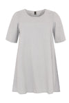 Tunic wide bottom LINEN - grey - #4