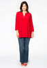 Tunic wavy placket DOLCE - red - #2