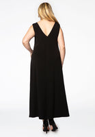 Dress lace v-neck DOLCE - black  - #3