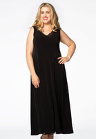 Dress lace v-neck DOLCE - black  - #1