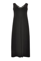 Dress lace v-neck DOLCE - black  - #4