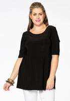 Shirt deep back DOLCE - black  - #1