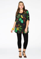 Tunic flare TROPICAL - white - #2