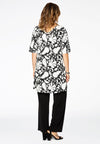 Tunic wide bottom PAISLEY FLOW - white - #3