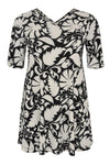 Tunic wide bottom PAISLEY FLOW - white - #4
