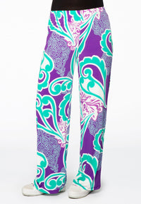 Trousers SWIRL - purple - #1