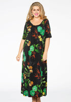 Maxi Dress TROPICAL - white - #1