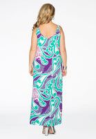 Maxi dress SWIRL - purple  - #3