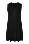 Dress grandad collar DOLCE - black - #4