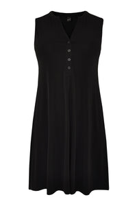 Dress grandad collar DOLCE - black - #4