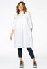 Dress POPLIN - white  - #2