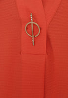 Dress metal pin - red  - #5