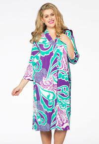 Dress collar SWIRL - purple - #1