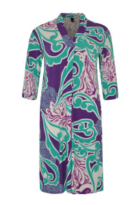 Dress collar SWIRL - purple - #4