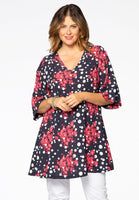 Tunic FLORI DOT - blue - #1