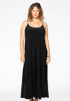 Dress spaghetti long DOLCE - black 