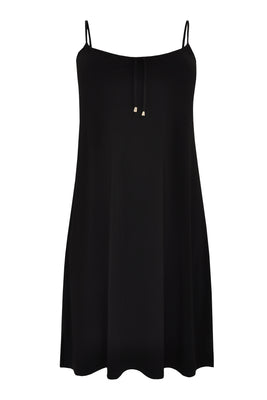 Dress spaghetti DOLCE - black  - #4