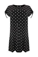 Dress shoulderstring DOTS - black - #4