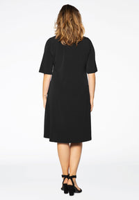 Dress ruffled DOLCE - black - #3