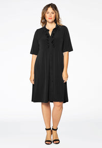 Dress ruffled DOLCE - black - #2