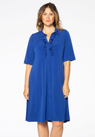 Dress ruffled DOLCE - blue - #1