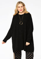 Pullover wide TEDDY - black  - #1