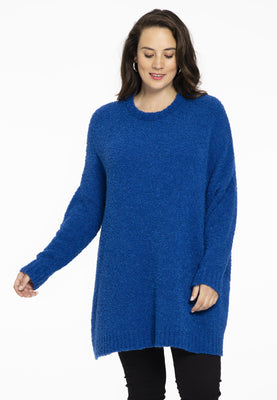 Pullover wide TEDDY - blue - #1