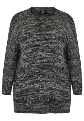 Pullover mouliné - black  - #1