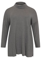 Pullover wide high neck - grey - #4