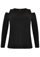 Shirt relax cold shoulder DOLC - black  - #4