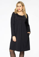 Dress buttoned pleat COCO - black - #1