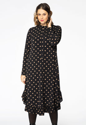 Dress collar DOTS - black  - #1