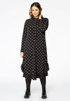 Dress collar DOTS - black - #2