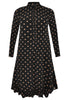 Dress collar DOTS - black  - #4