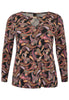 Shirt relax PAISLEY - black  - #4