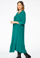 Dress frilled DOLCE - green  - #1