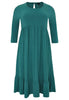 Dress frilled DOLCE - green  - #4