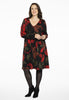 Dress flower knitted - black  - #2