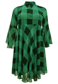 Dress CARREAU - green - #4