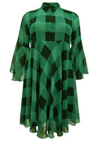 Dress CARREAU - green  - #4