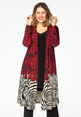 Cardigan LEO TIGER - red  - #1