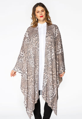 Poncho LEOPARD - brown - #1