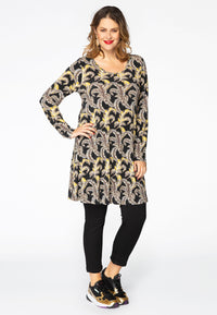 Tunic wide bottom PLUME - black - #2