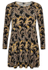 Tunic wide bottom PLUME - black - #4