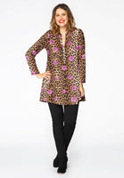 Tunic wide bottom LEO ROSE - brown - #2